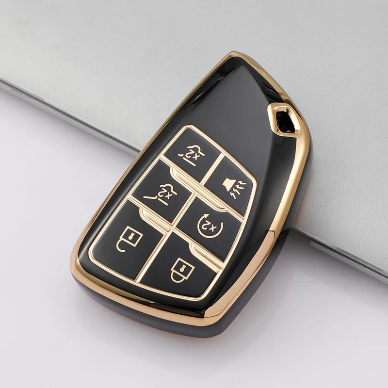 5/6 Button Key Fob Cover For Chevrolet + Buick + GMC