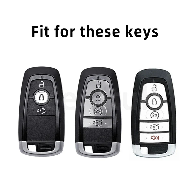 3/4/5 Buttons Remote Key Fob Case for Ford Fusion Edge Mustang Explorer Ecosport Expedition