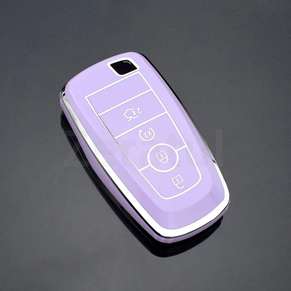 3/4/5 Buttons Remote Key Fob Case for Ford Fusion Edge Mustang Explorer Ecosport Expedition
