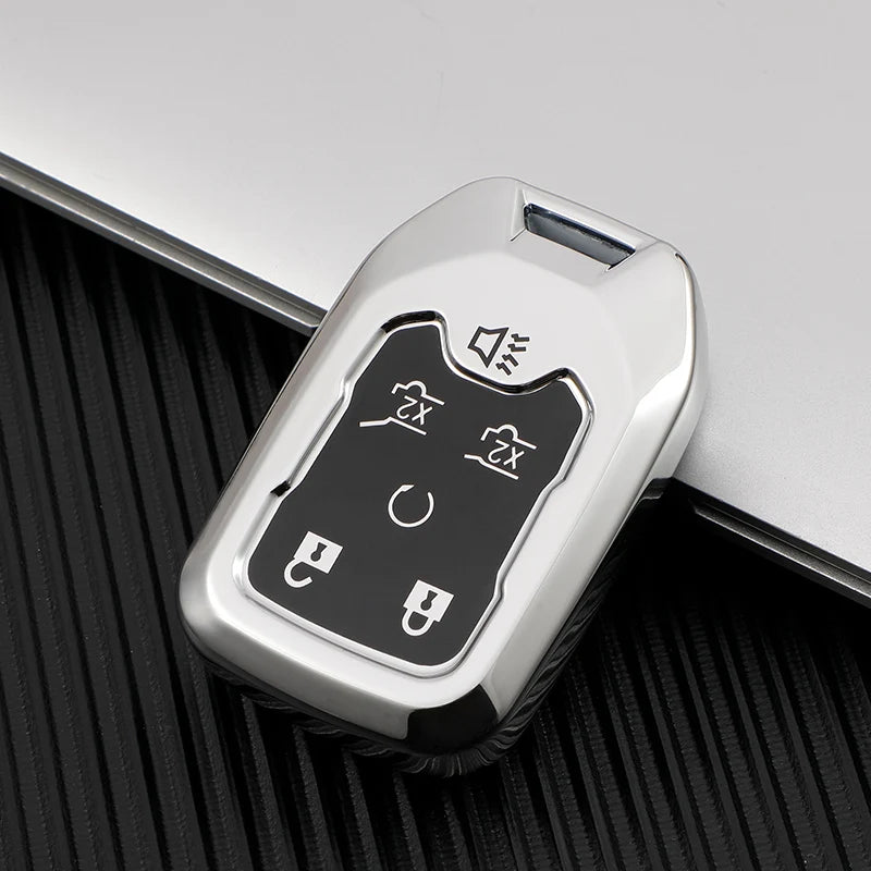 Chevrolet Suburban/Tahoe 2015-2020 | GMC Yukon/XL 2015-2020 6 Button Key Fob Decorative Case/Cover