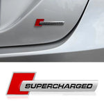 3D Metal 'Supercharged' Emblem/Badge Decoration