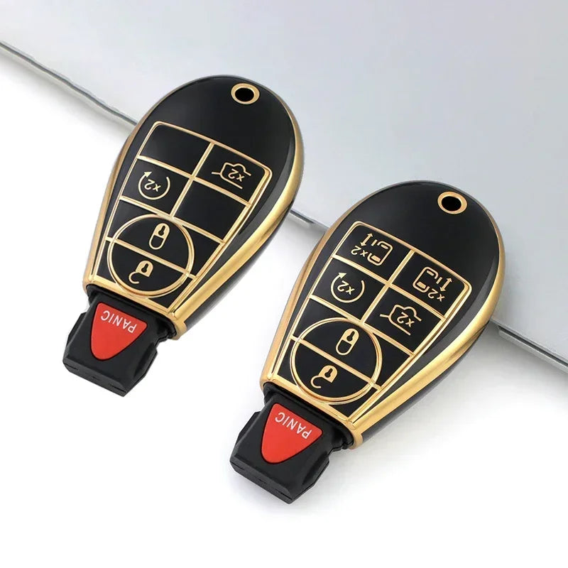 TPU Car Key Case for Chrysler, Jeep, Dodge