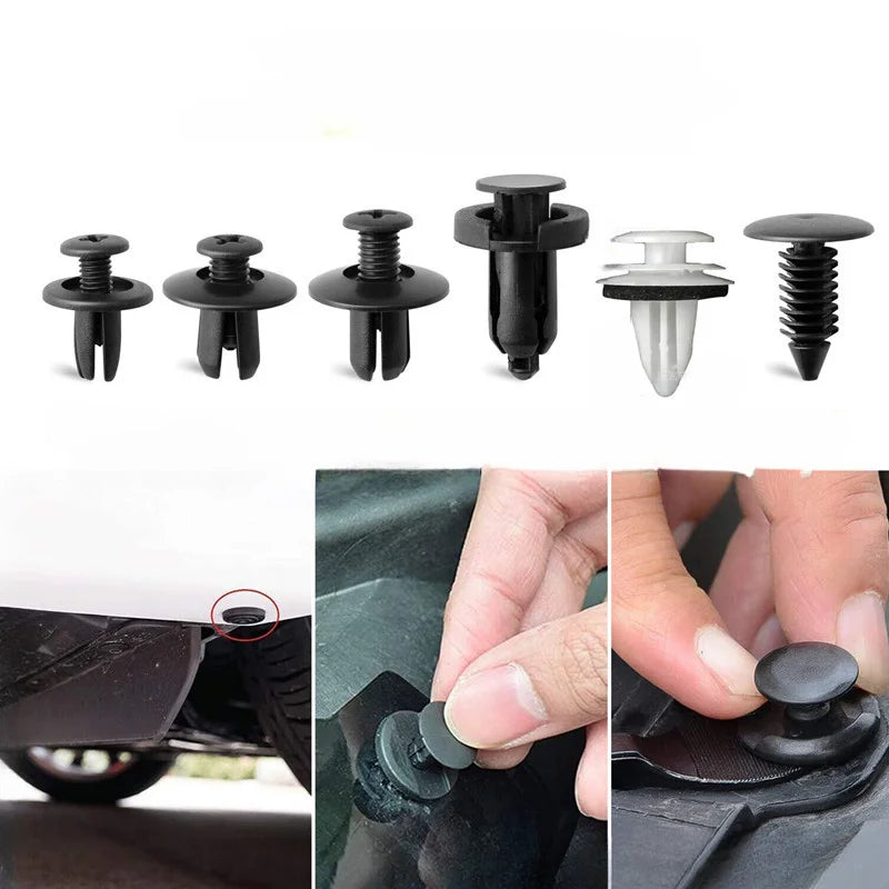 100Pcs Automotive Plastic Fastener Clips