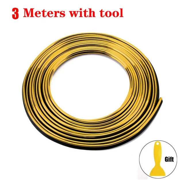 Universal Car Molding Decoration Flexible Strips | Interior Decoration