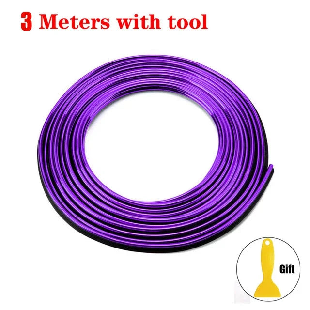 Universal Car Molding Decoration Flexible Strips | Interior Decoration