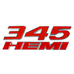 3D Metal Car Stickers 345 392 HEMI Emblem for Dodge Charger Ram 1500 Journey Caliber Nitro Caravan Avenger Dart Challenger