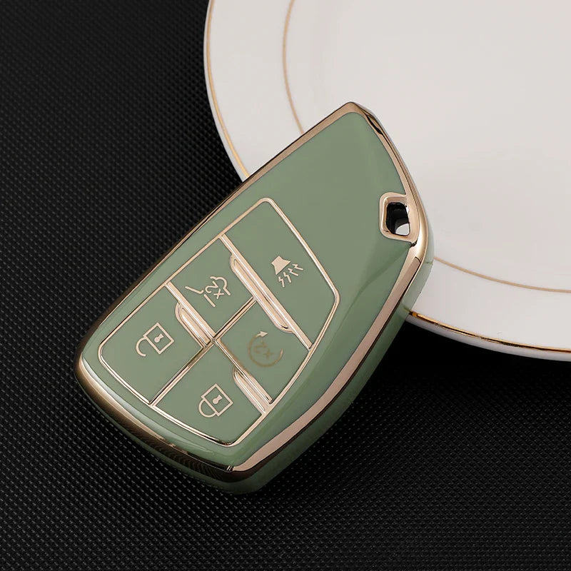 5/6 Button Key Fob Cover For Chevrolet + Buick + GMC