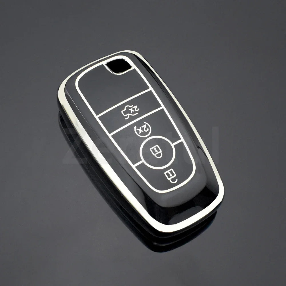 3/4/5 Buttons Remote Key Fob Case for Ford Fusion Edge Mustang Explorer Ecosport Expedition
