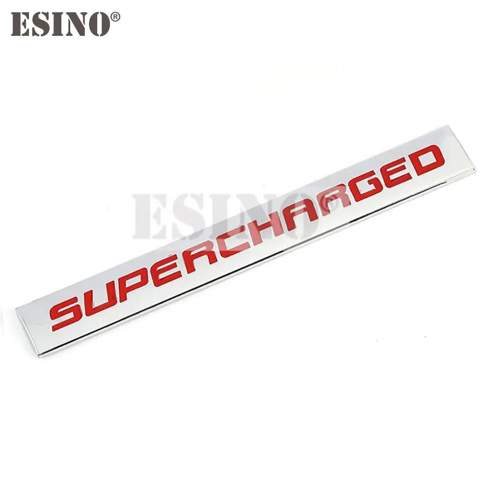 1PC Styling 'Turbo/Supercharged' Emblem/Badges