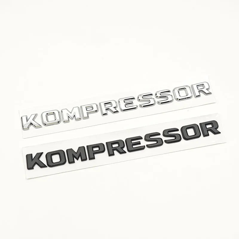 3D 'Kompressor' Logo Emblem/badge Decoration