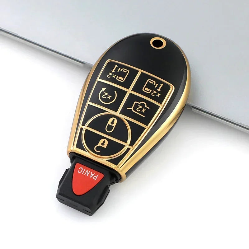 TPU Car Key Case for Chrysler, Jeep, Dodge