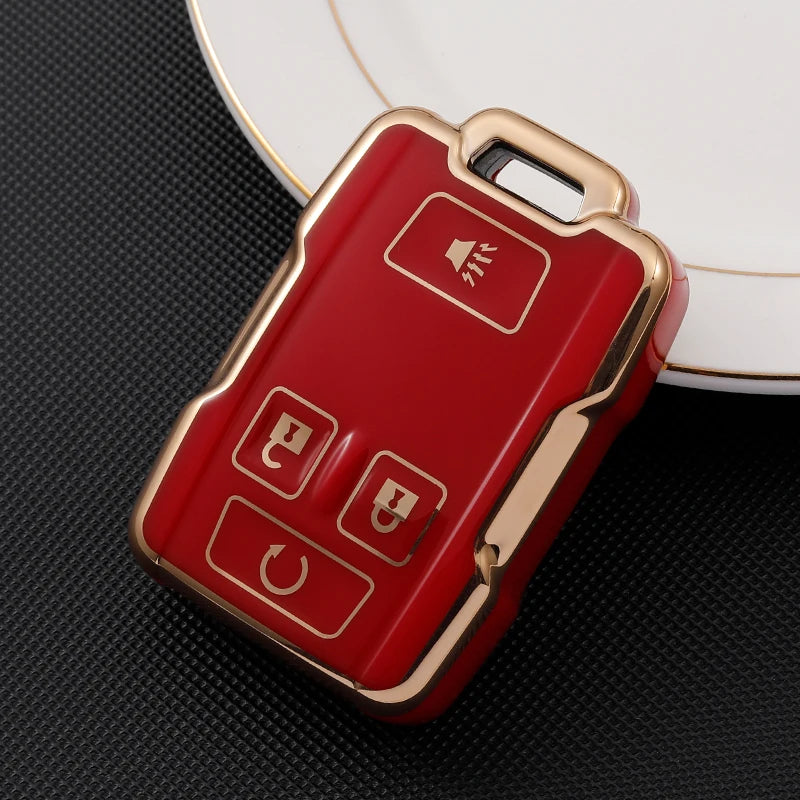 Key Fob Cover Case for Chevy Colorado/Silverado + GMC Canyon/ Sierra 2014-2018