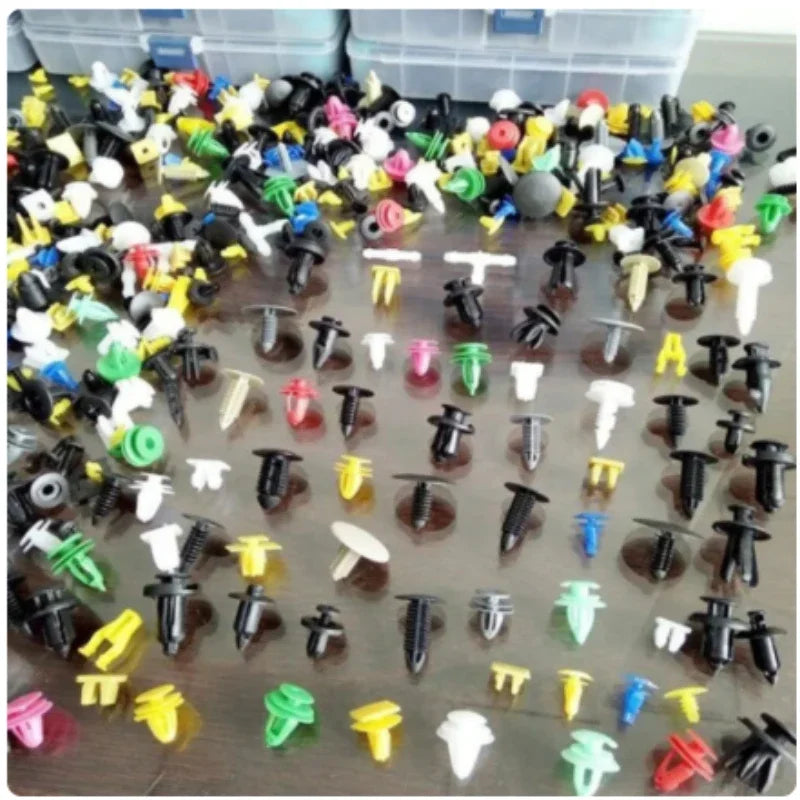200/500Pcs Universal Plastic Push Clip