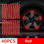 Reflective Vehicle Exterior (Wheel) Stripes Stickers