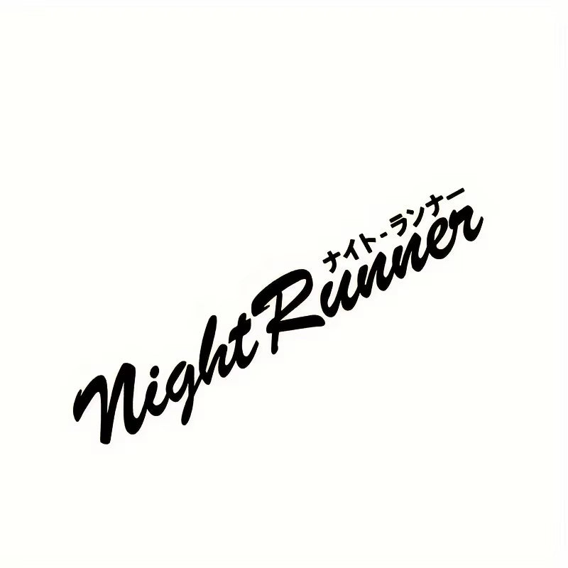 "NightRunner" Transparent Vehicle Sticker/Decal