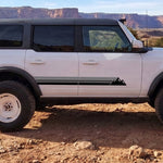 Ford Bronco Retro Mountain Stripe Door Side Decals, Set of 2 (2021-2026)