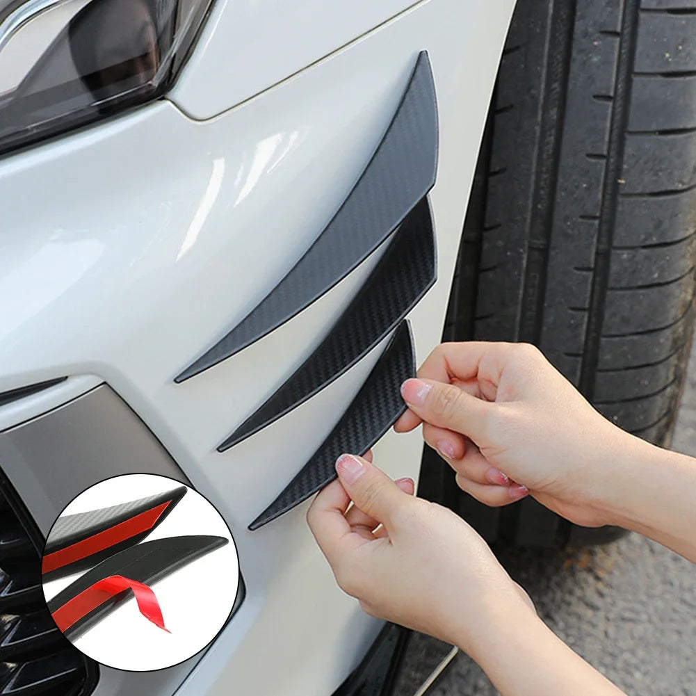 4/6Pcs Universal Front Bumper Air Canards
