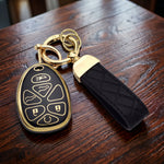 6-Button Key Fob Cover with Optional Key Chain for Chevy Suburban, Tahoe & GMC Yukon (2007-2014)