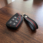 6-Button Silicone Key Fob Cover with Optional Key Chain for Chevy Tahoe, Suburban & GMC Yukon, Yukon XL (2021-2026)