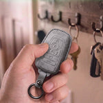 Suede key fob cover for Ford and Lincoln