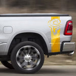 Ram-Head Truck Bed Side Stripe Decals for Dodge Ram & RAM Pickups, Set of 2 (11 Colors)