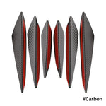 4/6Pcs Universal Front Bumper Air Canards