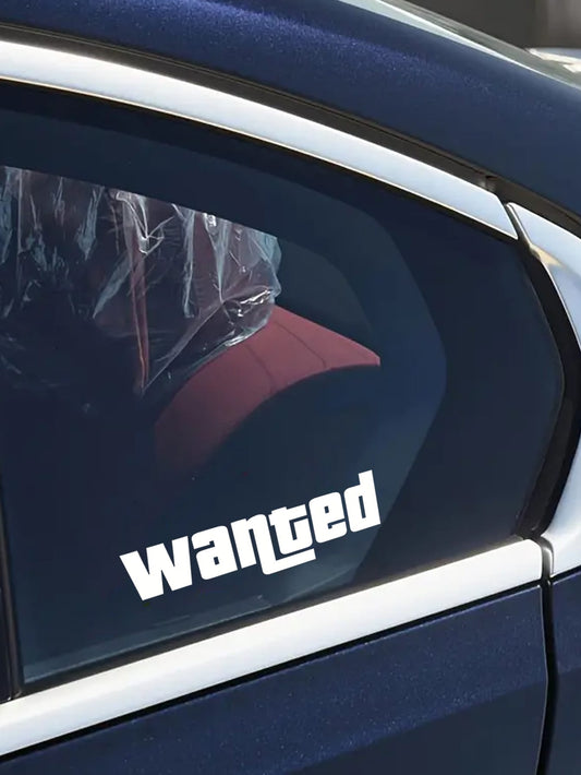 1PC 'Wanted' Sticker/Decal