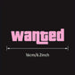 1PC 'Wanted' Sticker/Decal
