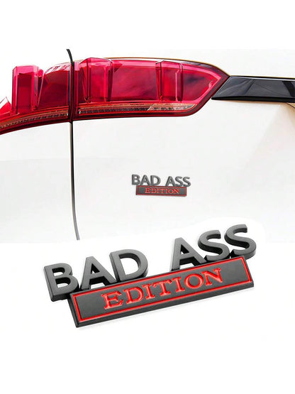 1PC Car 3D Emblem Sticker Badge Decal Auto Accessories for Tailgate Front Grille Hood Trunk Car Replacement Compatible with Motorcycle SUV Truck