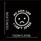 1PCS Humorous Exterior/Interior Sticker/Decal Decoration