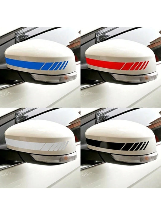 2Pcs Rear View Mirror Styling Stickers 