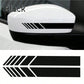 2Pcs Rear View Mirror Styling Stickers 