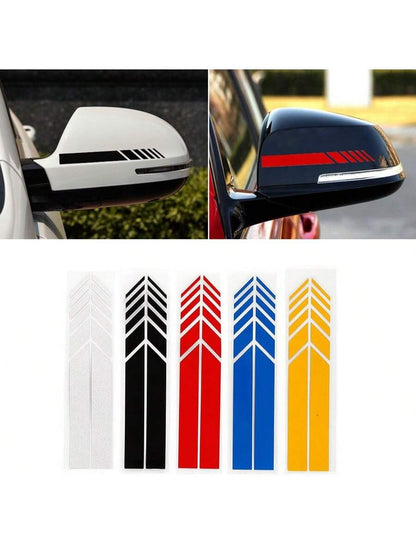 2Pcs Rear View Mirror Styling Stickers 