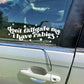 1PC "Don't Tailgate Me " Humorous Vehicle Decal