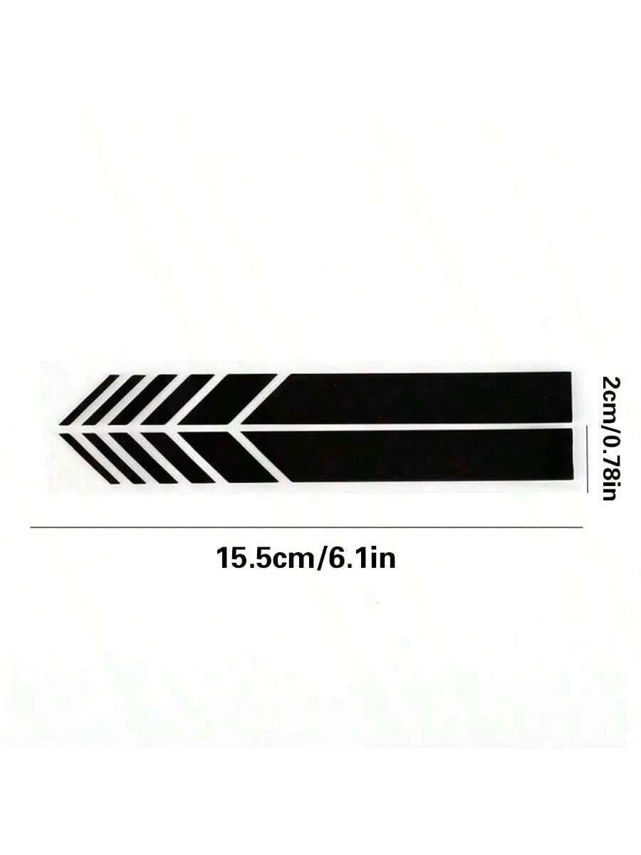 2Pcs Rear View Mirror Styling Stickers 