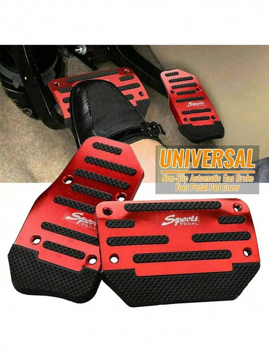 2PCS Universal Brake & Accelerator Pedals Set