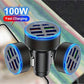 100W Multi-Port Fast Charging Car Charger  (8 Ports)