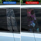 2Pcs Sci-Fi Themed Car B-Pillar Decals/Stickers