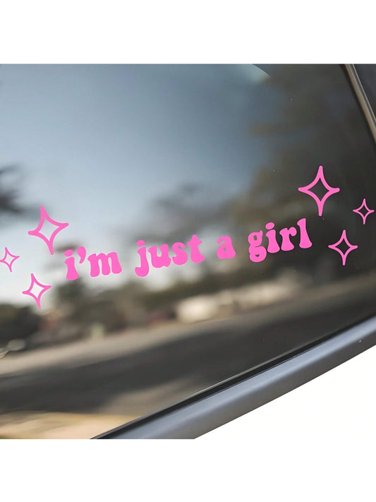 1PCS 'I'm Just a Girl' Interior/Exterior Sticker/Decal