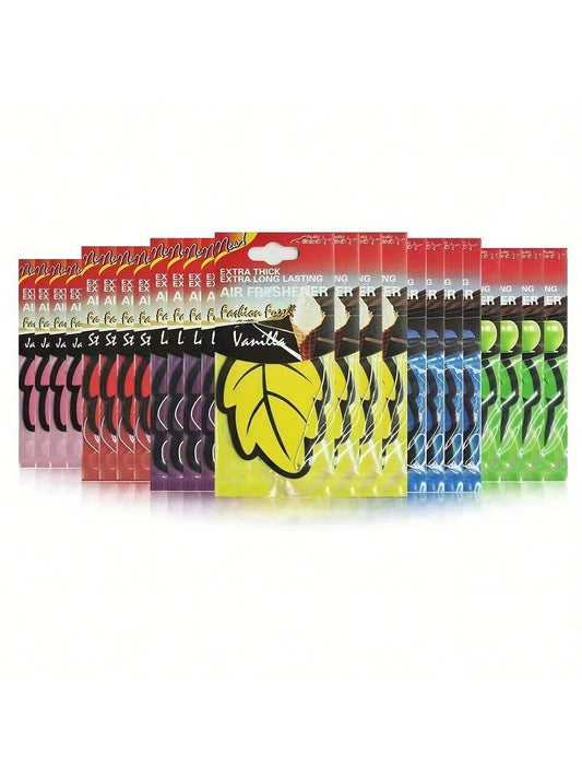 6-60Pcs Natural Scented Hanging Air Freshener  