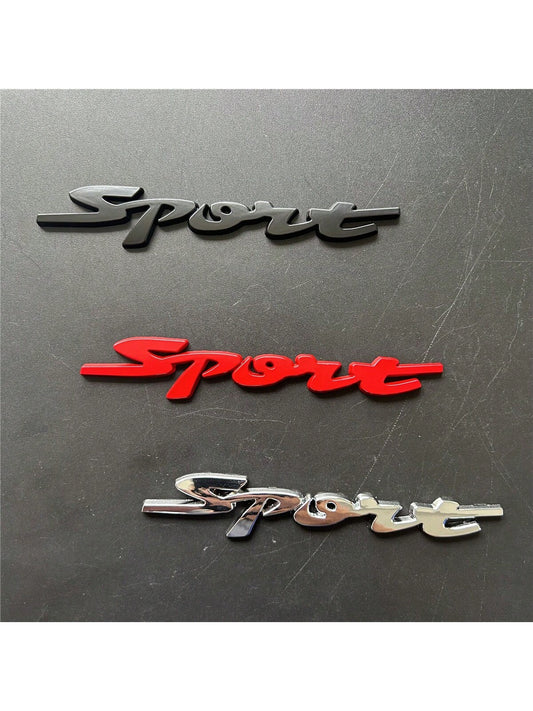 1PCS Adhesive Metal Car Badge "SPORT" Decal/Badges 