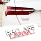 1PC Car 3D Emblem Sticker Badge Decal Auto Accessories for Tailgate Front Grille Hood Trunk Car Replacement Compatible with Motorcycle SUV Truck