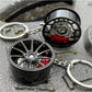 1Pc Rotating Rim Car Keychain Pendant