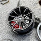 1Pc Rotating Rim Car Keychain Pendant