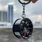 1Pc Rotating Rim Car Keychain Pendant