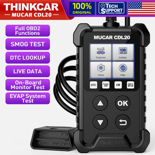 ThinkCar OBD II Diagnostics Scan Tool | Live Data + Evap Testing