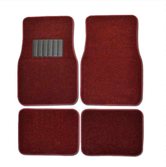 4PCS Universal Multicolor Carpet Floor Mats