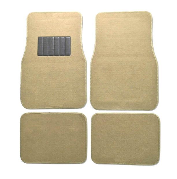 4PCS Universal Multicolor Carpet Floor Mats