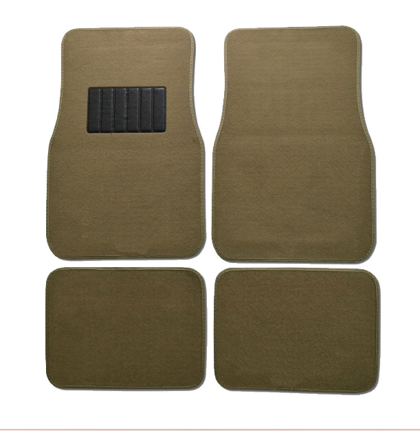 4PCS Universal Multicolor Carpet Floor Mats