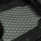 4PCS Universal Leather Diamond Stitched Floor Mats| Grey